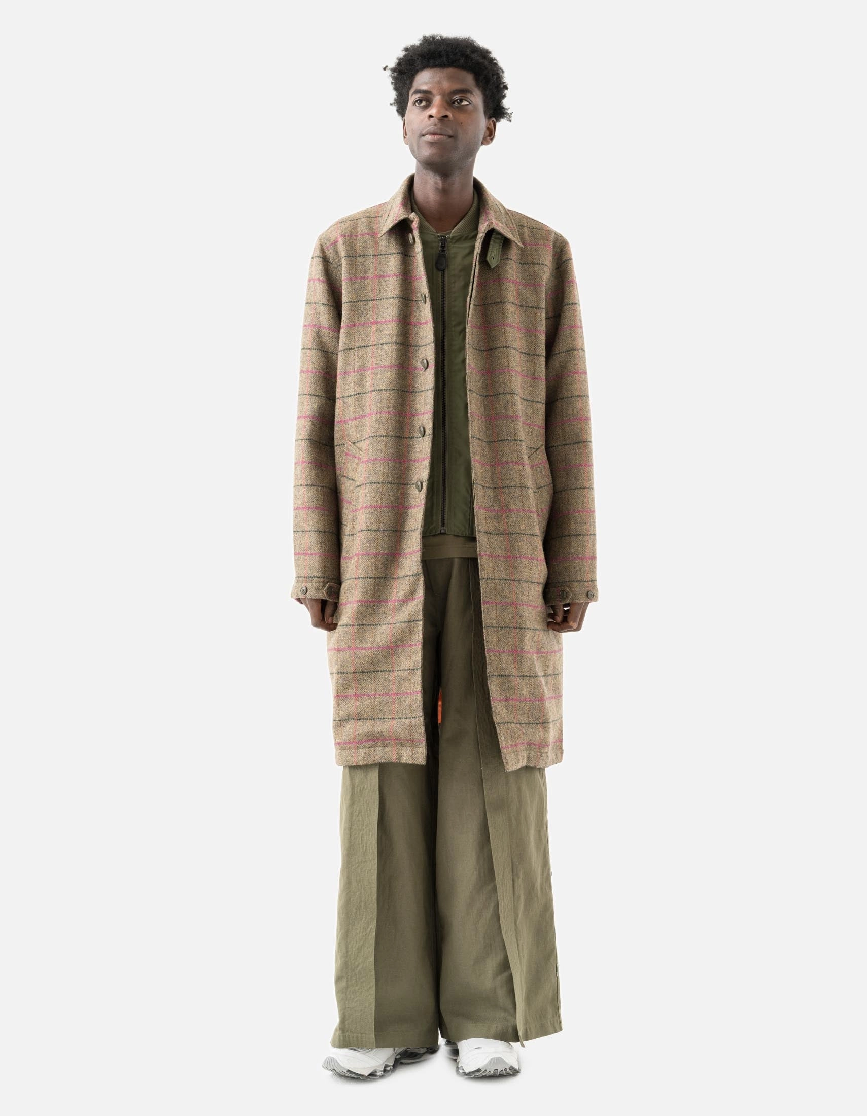 7097 Alaskan Hill Tribe Embroidered Hakama Olive OG-107F Tear Resistant