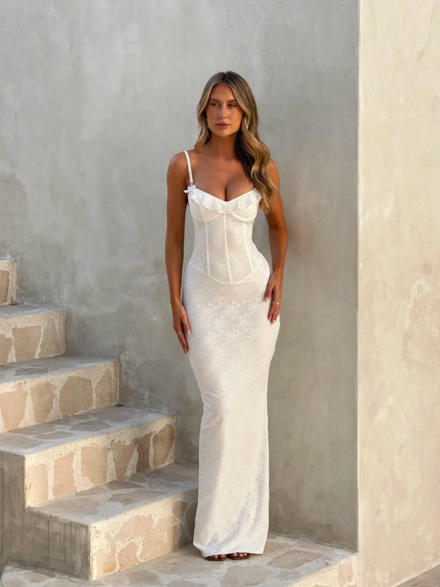 Villa Mood DYLAN MAXI DRESS WHITE