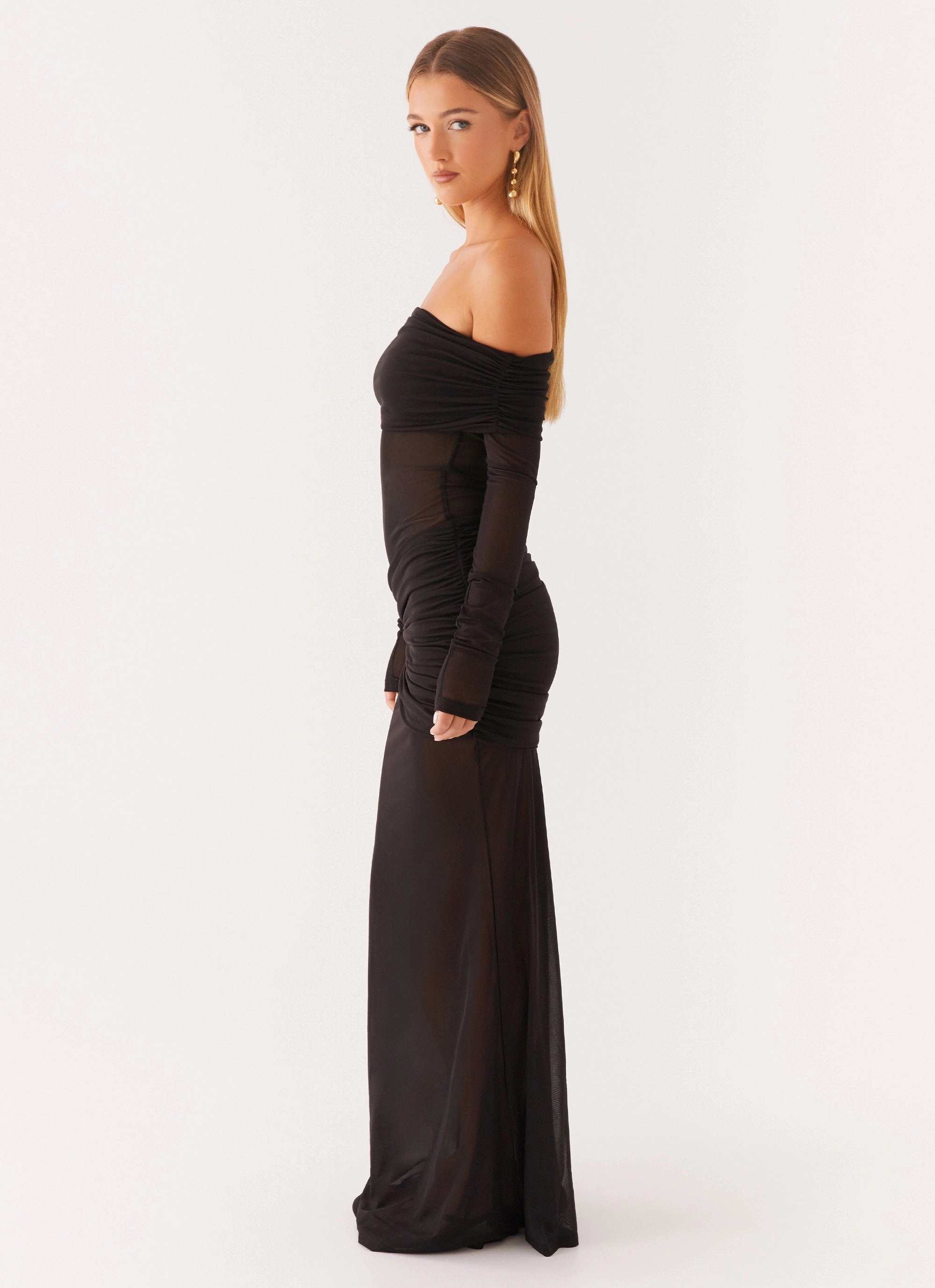 Liberty Maxi Dress - Black custom-fit Professional Comfort