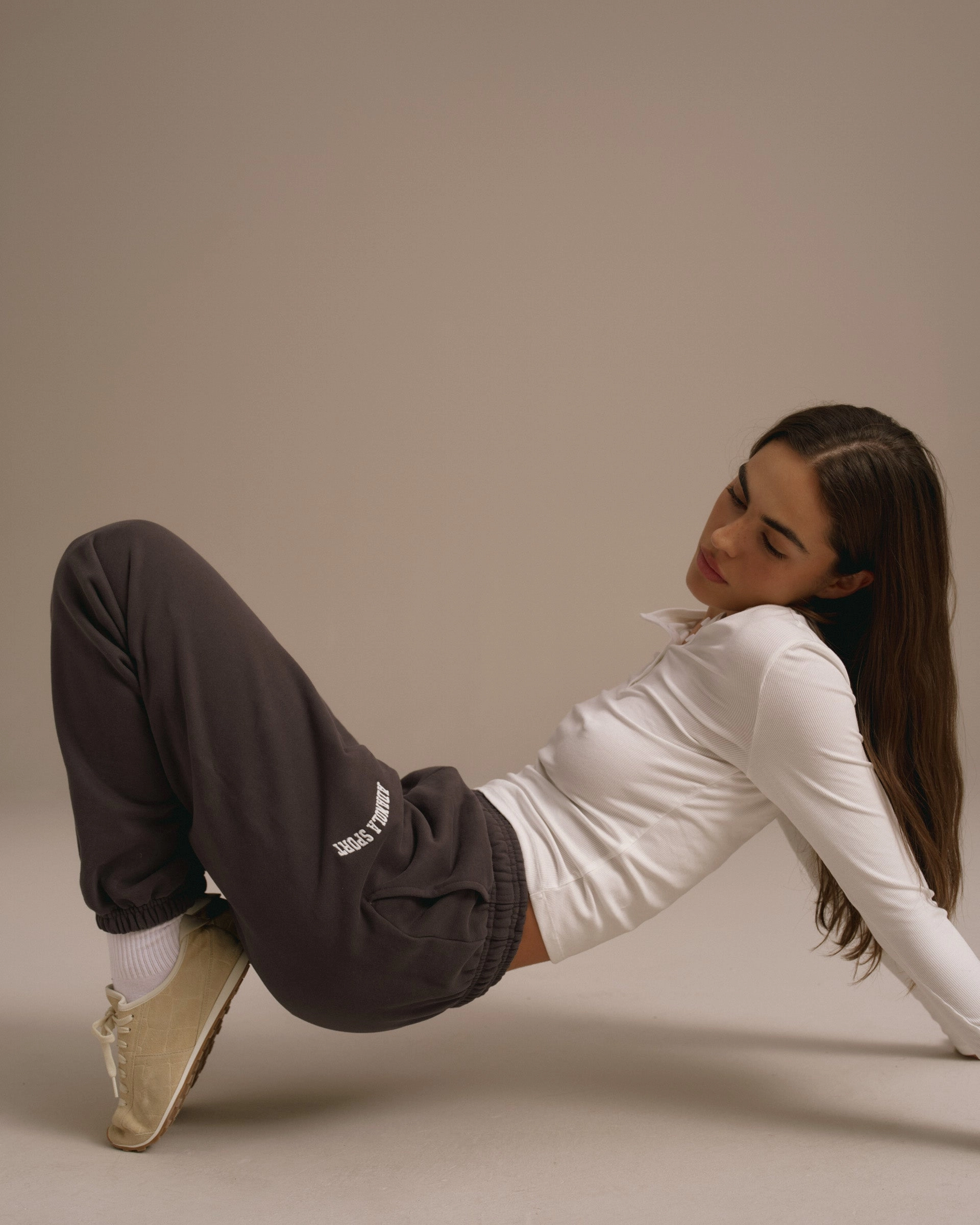 AS Sweatpants - Coffee Bean Non Clip Perfect Shape