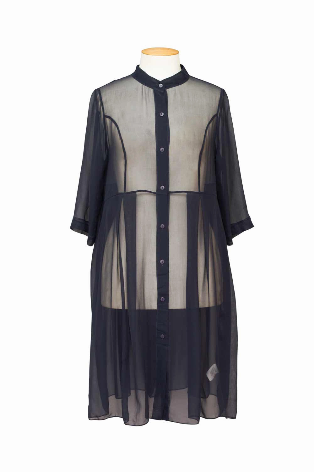 Megan Salmon - M5717 Georgette Monastic Coat Detachable Lining Quick Wear Fit