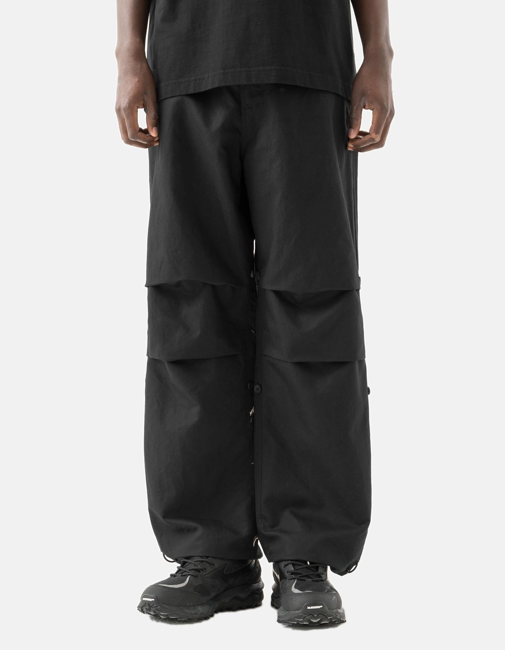 Outdoor Comfort Fit 7087 The Bering Strait Embroidered Loose Snopants? Black