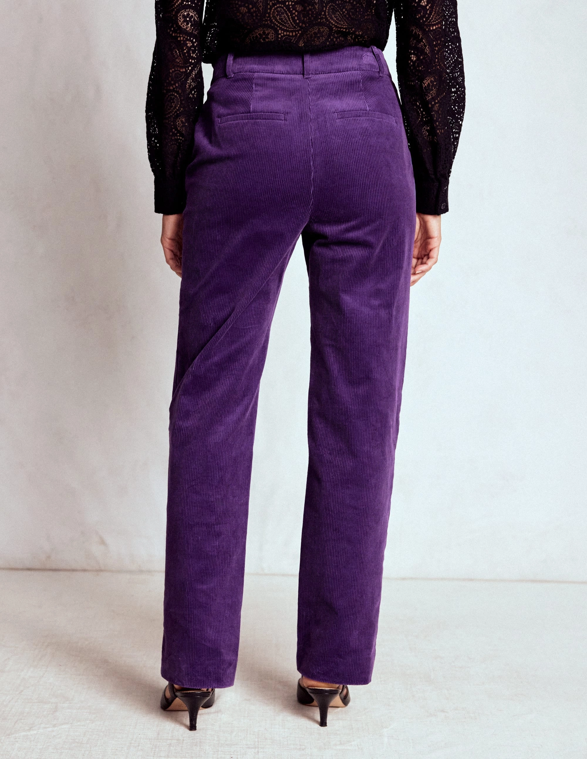 Canonbury Cord Trousers-Mystical Purple Chill Comfort