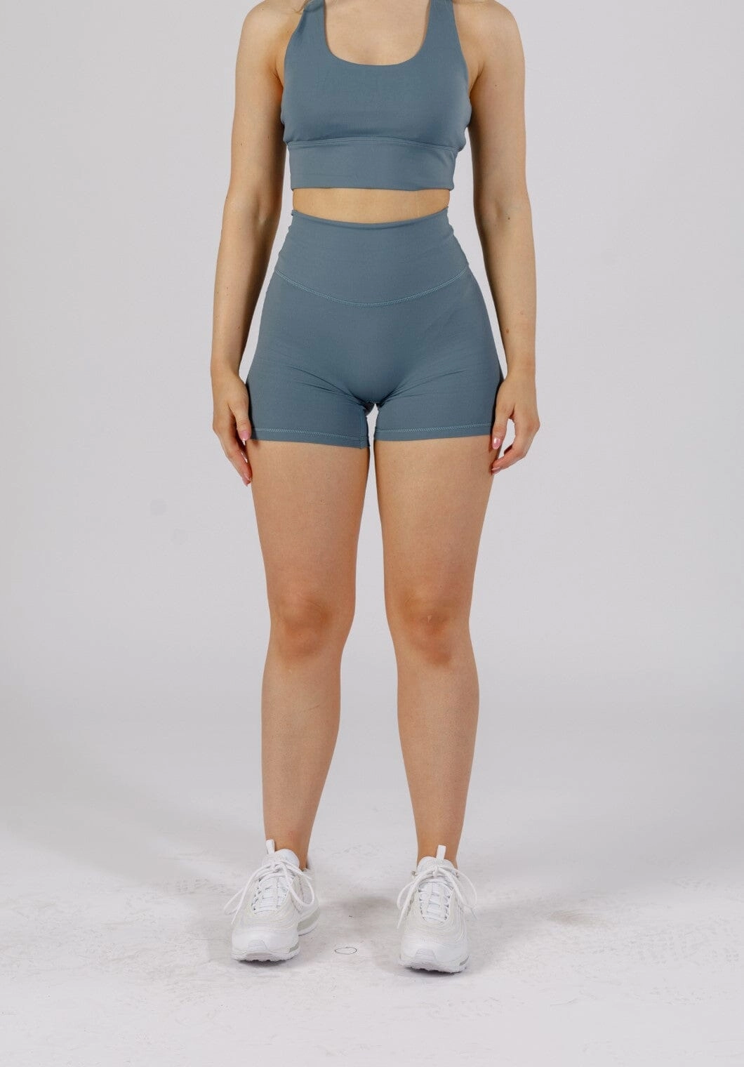 RecStretch Original Sculptseam? Plus Short Slate stripe design poolside gear