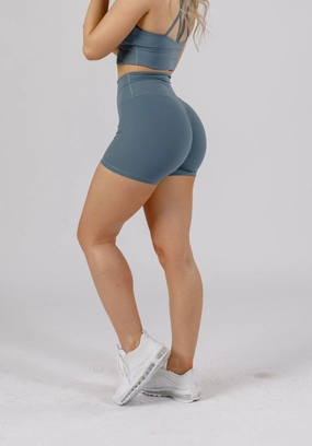 RecStretch Original Sculptseam? Plus Short Slate Breathable Waist Flexible Fit