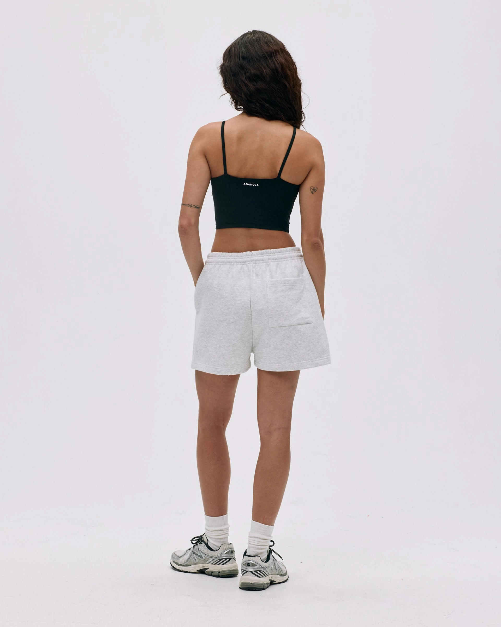 ADA Sweat Shorts - Light Grey Melange Low Profile Closure System