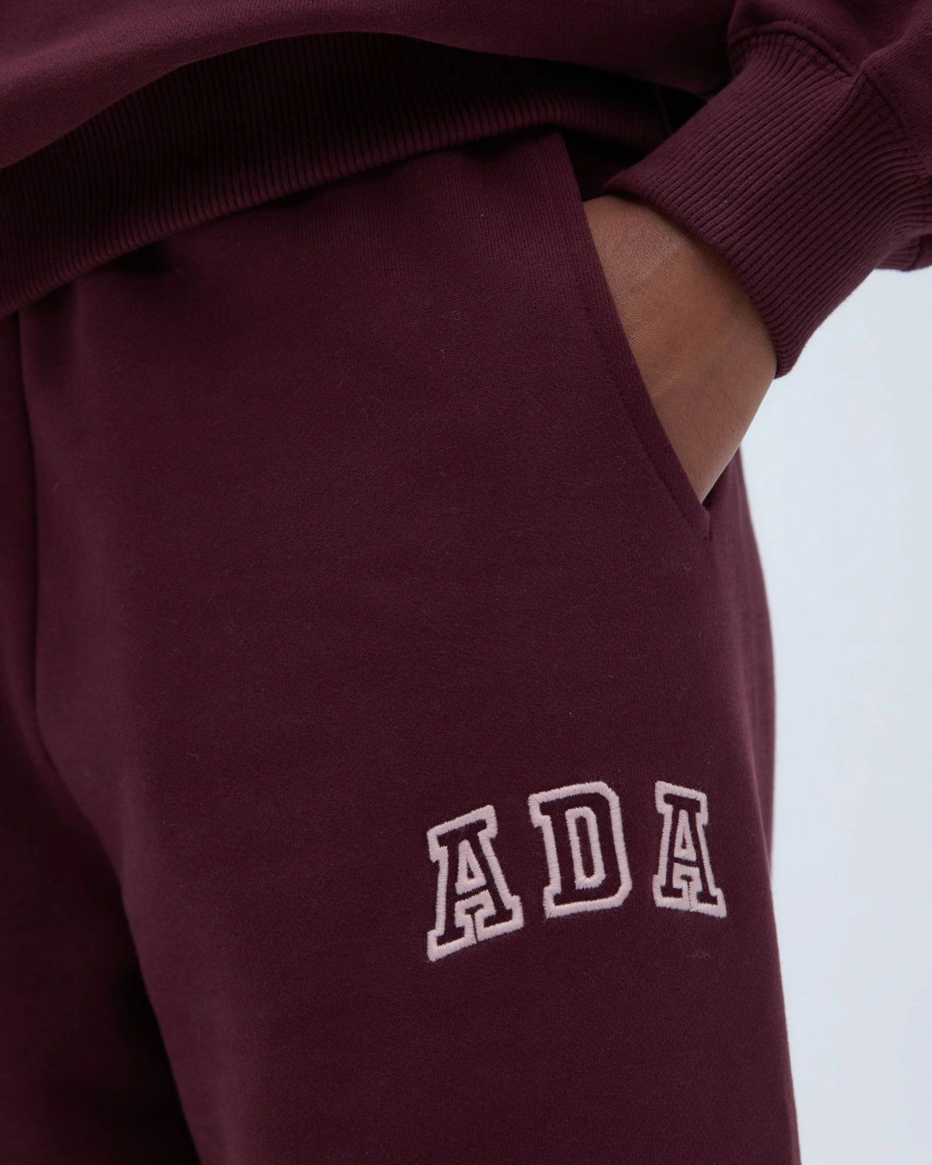 Layering Essential Layer-Friendly Fit ADA Sweatpants - Burgundy