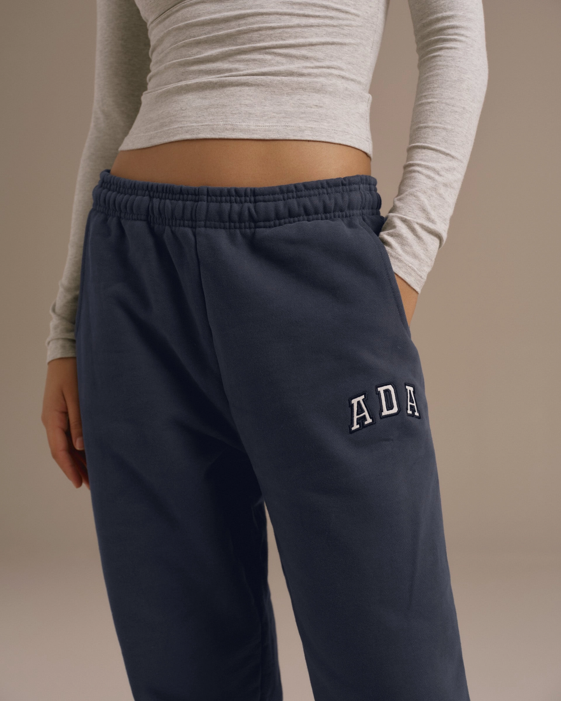 Perfect Length Soft and Light ADA Sweatpants - Midnight Blue