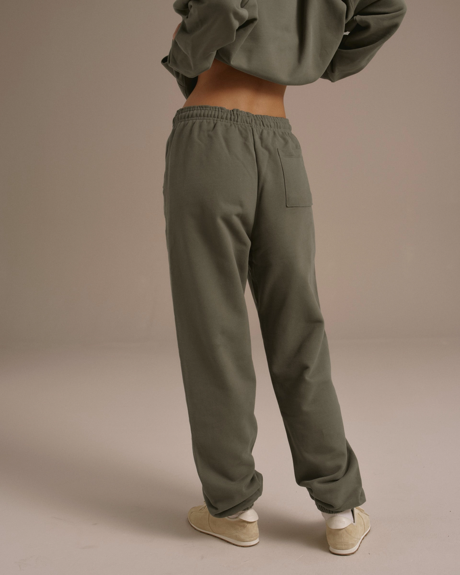 ADA Sweatpants - Olive Green Casual Performance Flexible Durability