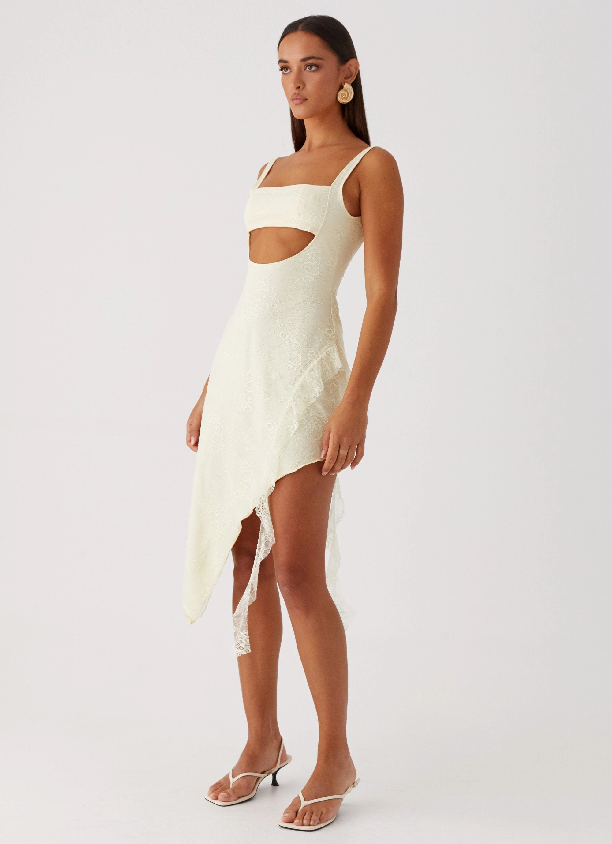 Patricia Midi Dress - Yellow Fresh Glow