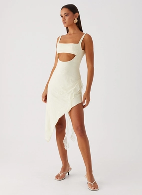 Functional-Design Patricia Midi Dress - Yellow