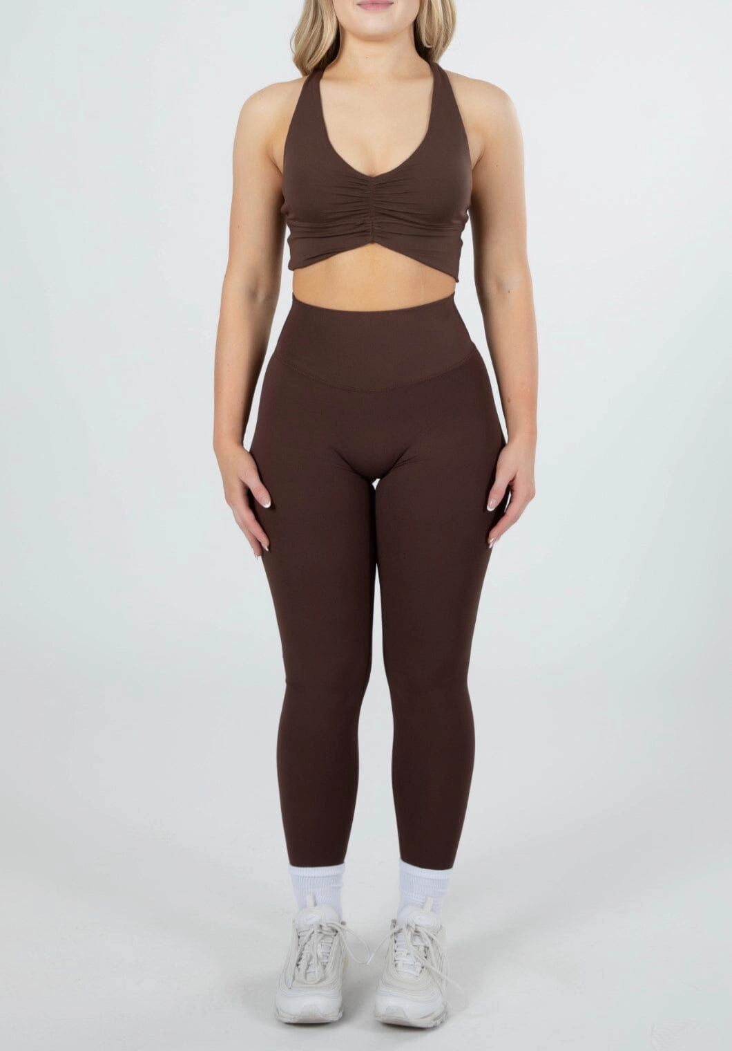 AirSilk Original Sculptseam? Legging Walnut Breathable Leggings Material