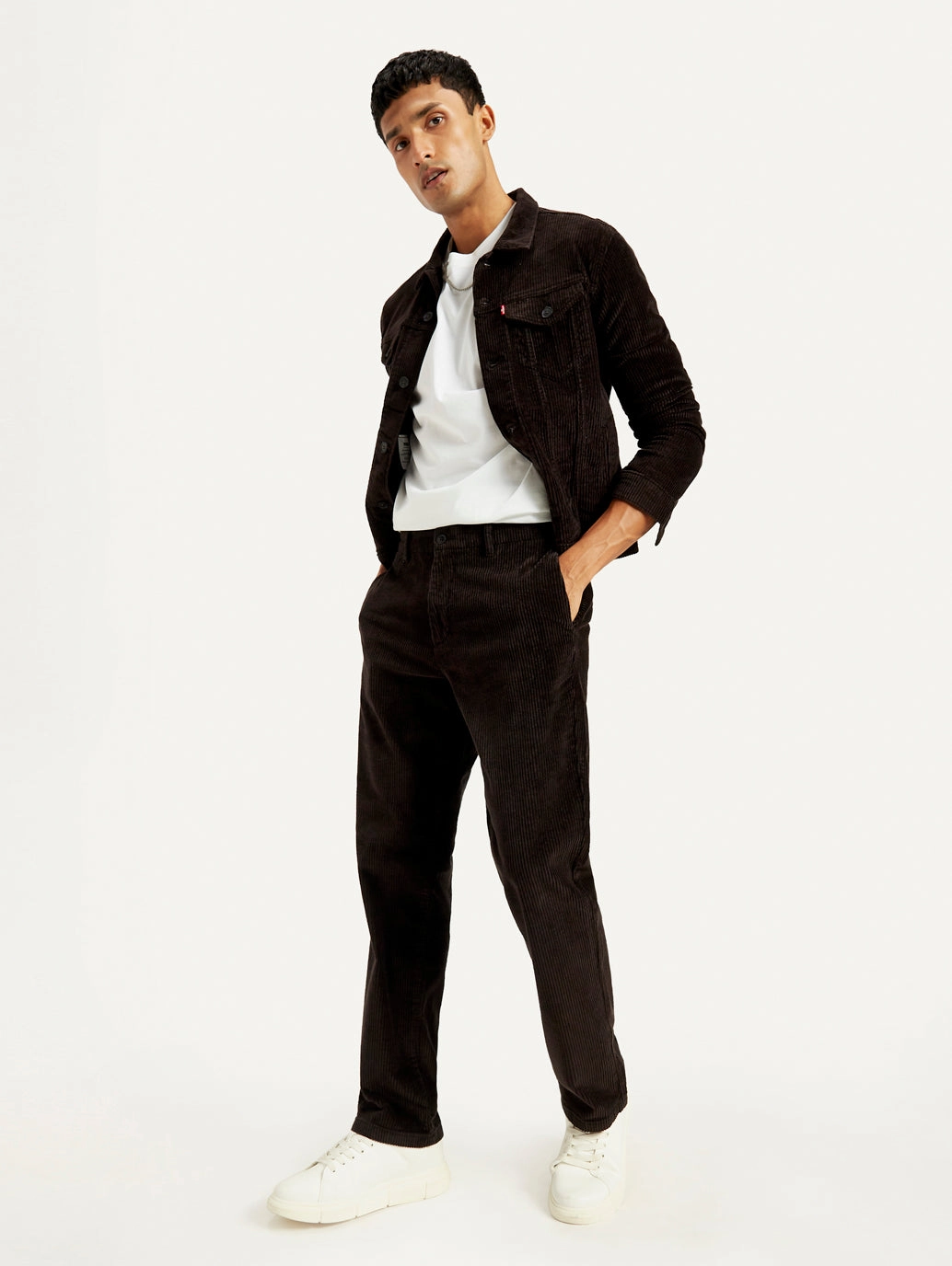 Men's Black Straight Fit Chinos Ultimate Wear