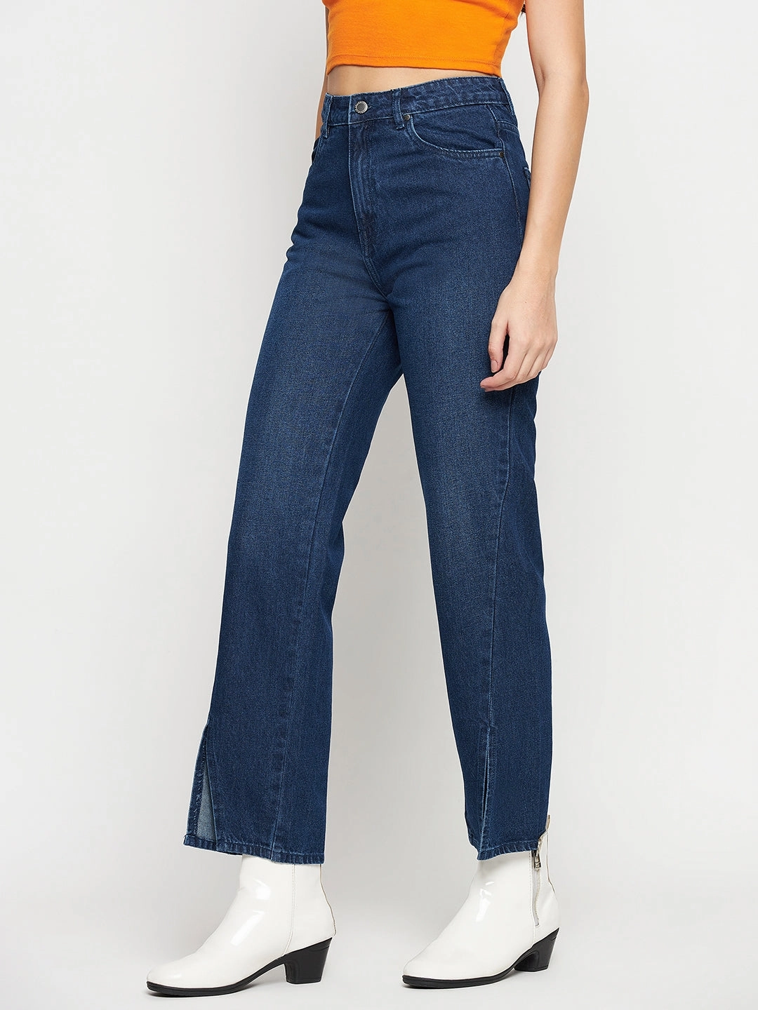 Madame Darkblue Denim Subtle Detail