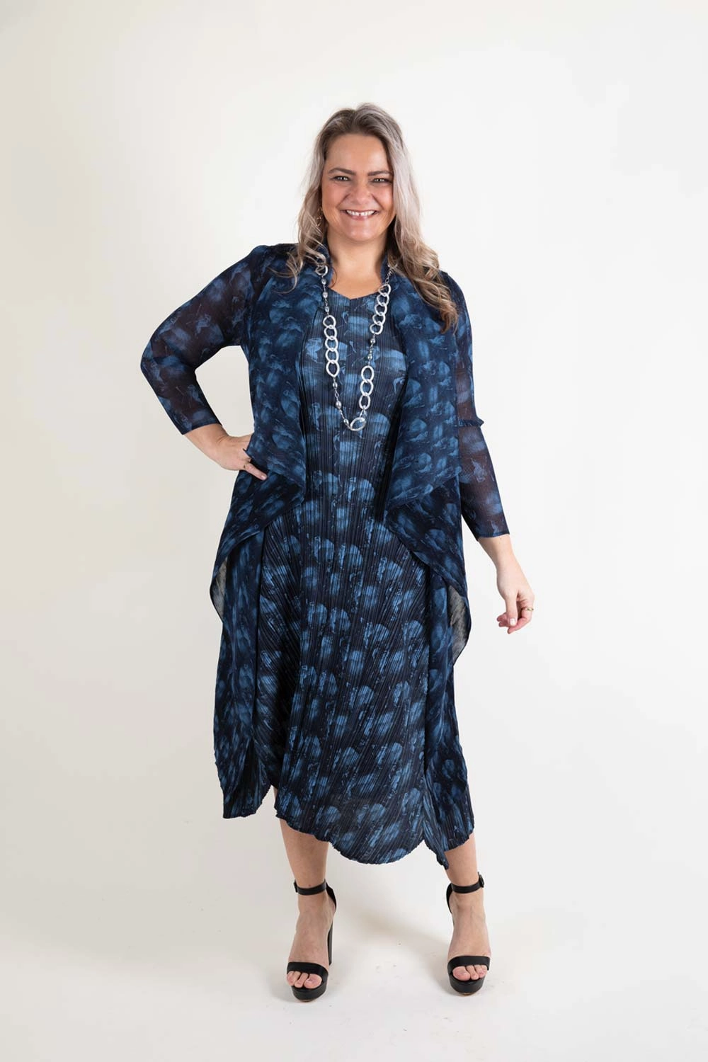 Alquema - AC2404-NR Collare Coat Quick Pull Zipper