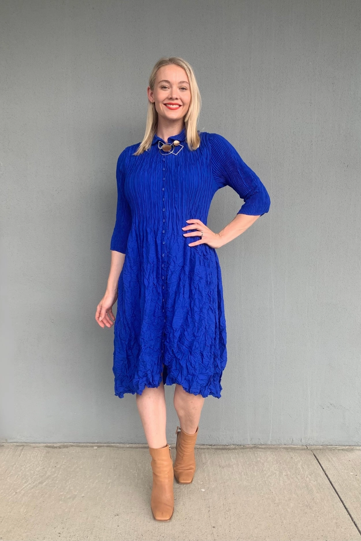 Alquema - ACC308 Nehru Coat Dress MagneticClosure Tear Resistant Panels