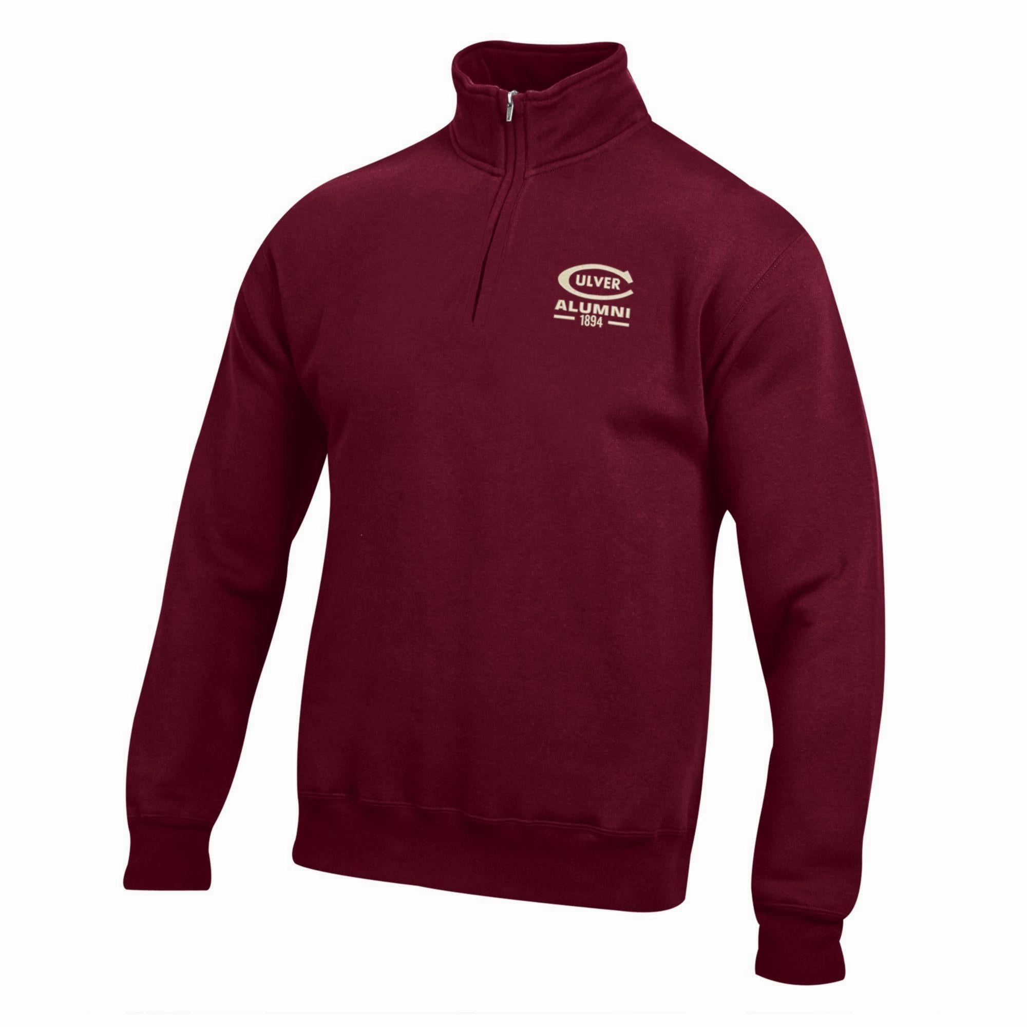 Timeless Wear Alumni Big Cotton 1/4 Zip - Maroon