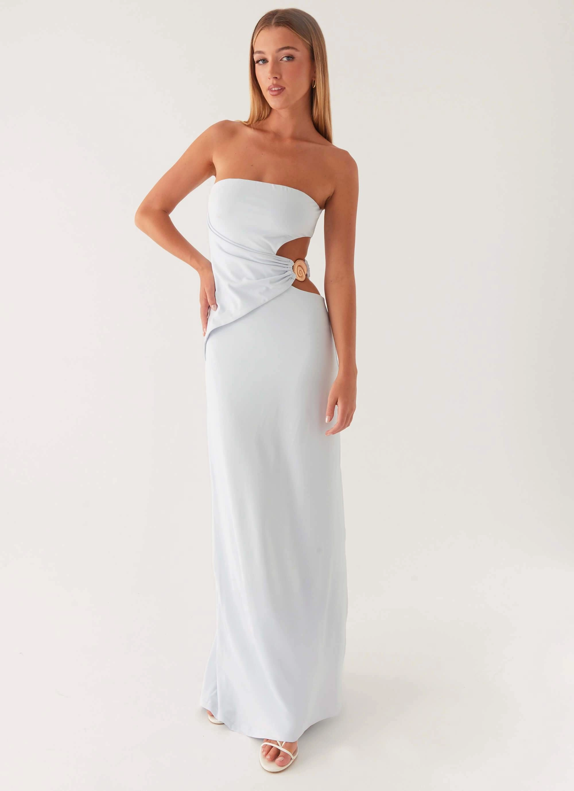 Daywear Comfort Anetta Maxi Dress - Pale Blue