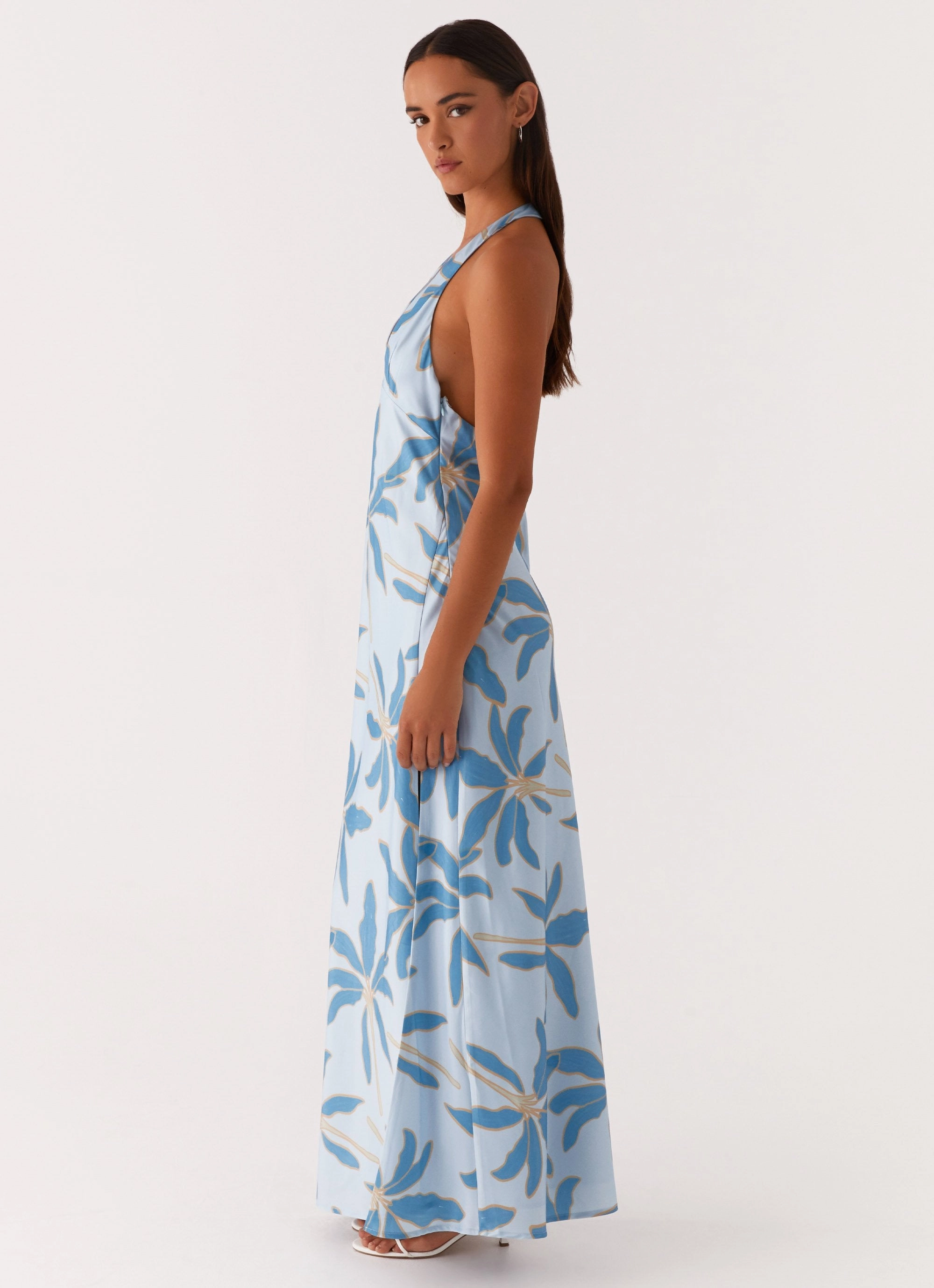 Structured Fit Day Romance Angie Maxi Dress - Opulent Blue