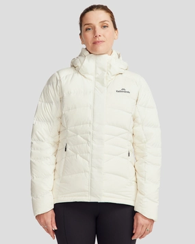 Long Lasting Shape Retention Women's Winterburn Hooded Down Jacket - Natural