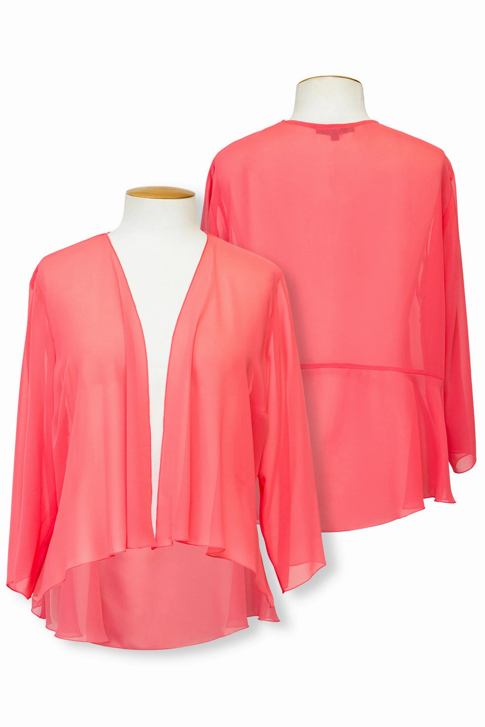 BreathableFabric Layla Jones - LJ0212 Calvin Klein Chiffon Jacket