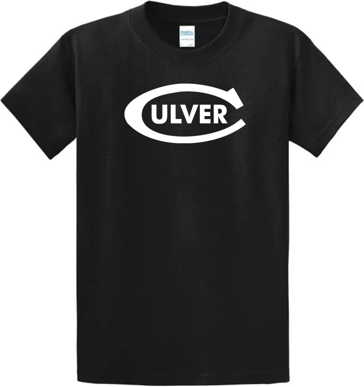 Sleek Fit Wear Classic Culver Logo Tee - Black
