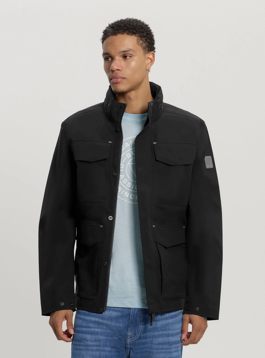 Black Dunwich Jacket Ventilated Back Weather Friendly