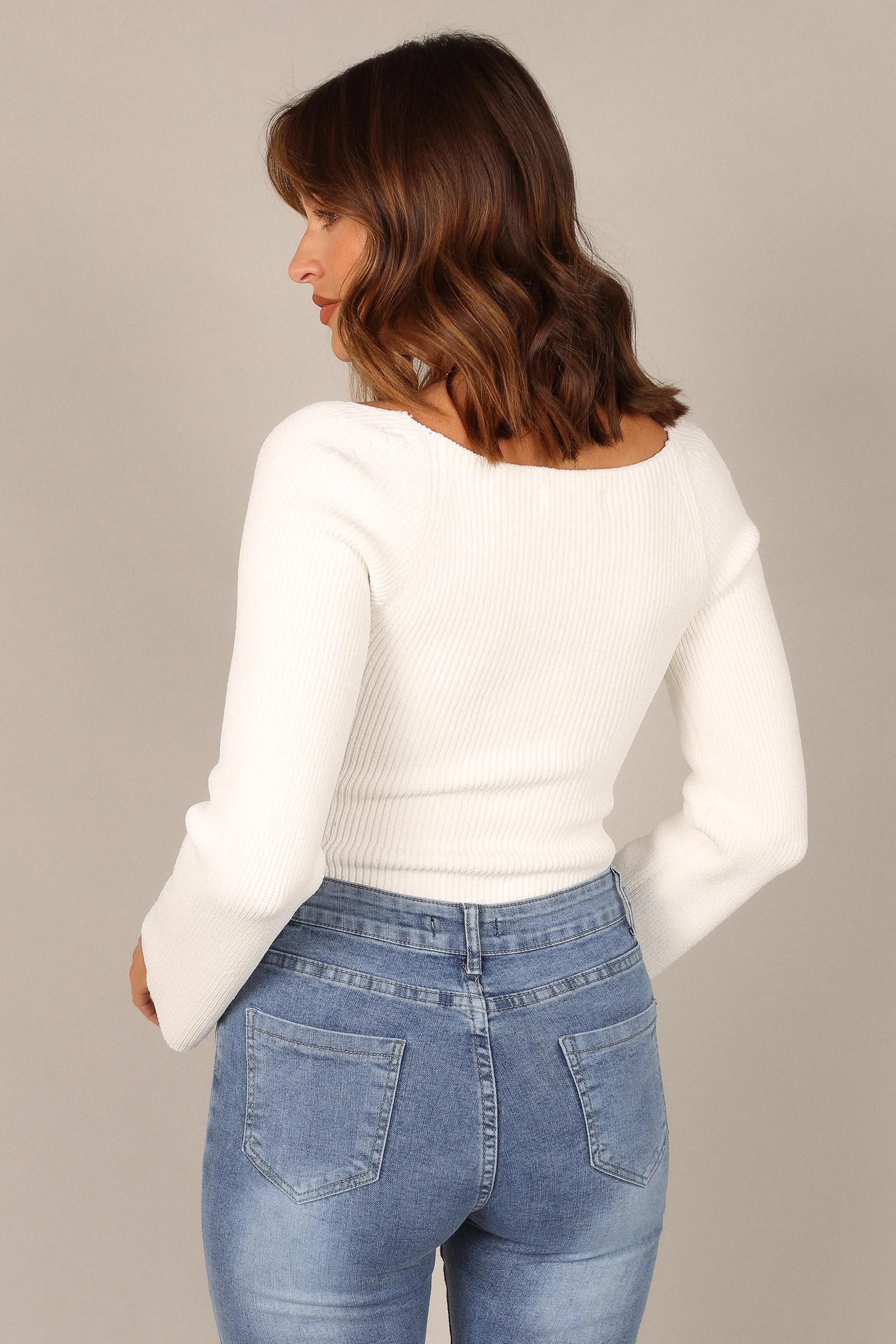 Aquerelle Knit Sweater - Ivory Sweat Wicking Lining Cozy Lining