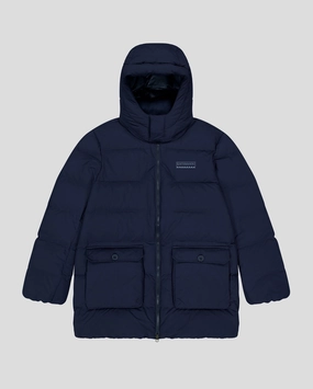 Casual Outdoor Look SoftshellMaterial Men's Epiq Down Heritage Parka Jacket - Pure Navy