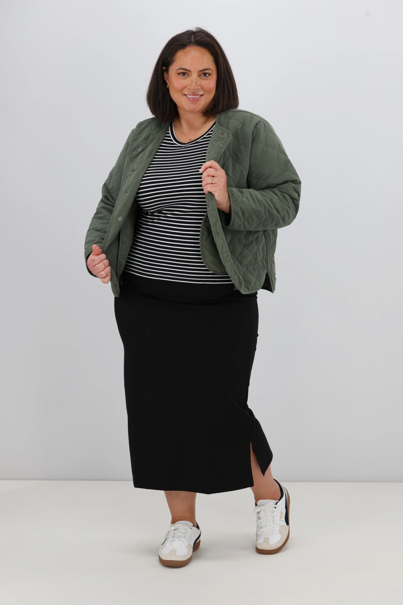 AS Colour Wo's Quilted Jacket Cypress Eco Certified Textiles OdorResistantTreatment