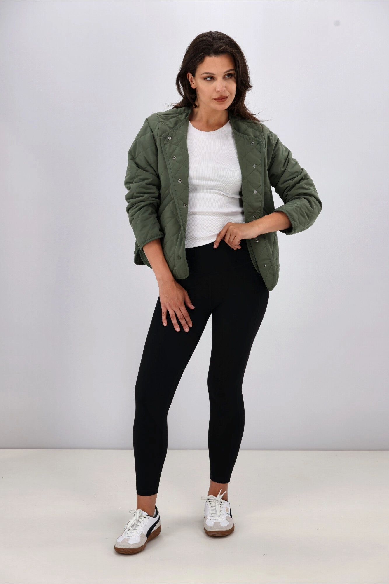 AS Colour Wo's Quilted Jacket Cypress Adjustable Detachable Hood