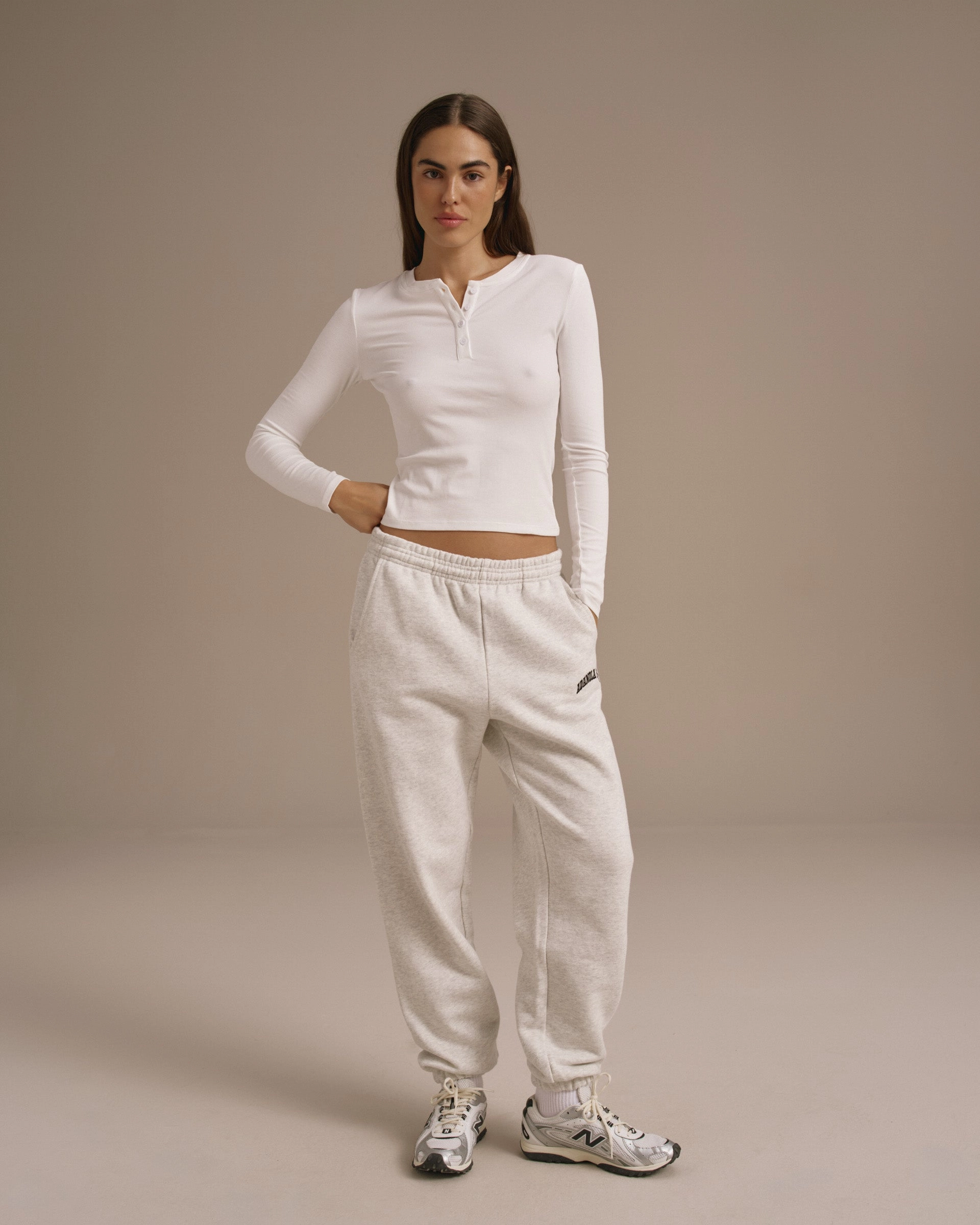 Street Active Workwear AS Sweatpants - Light Grey Melange