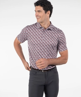 Performance Biltmore Print Short-Sleeve Polo Fashionable Layers Unstructured Silhouette