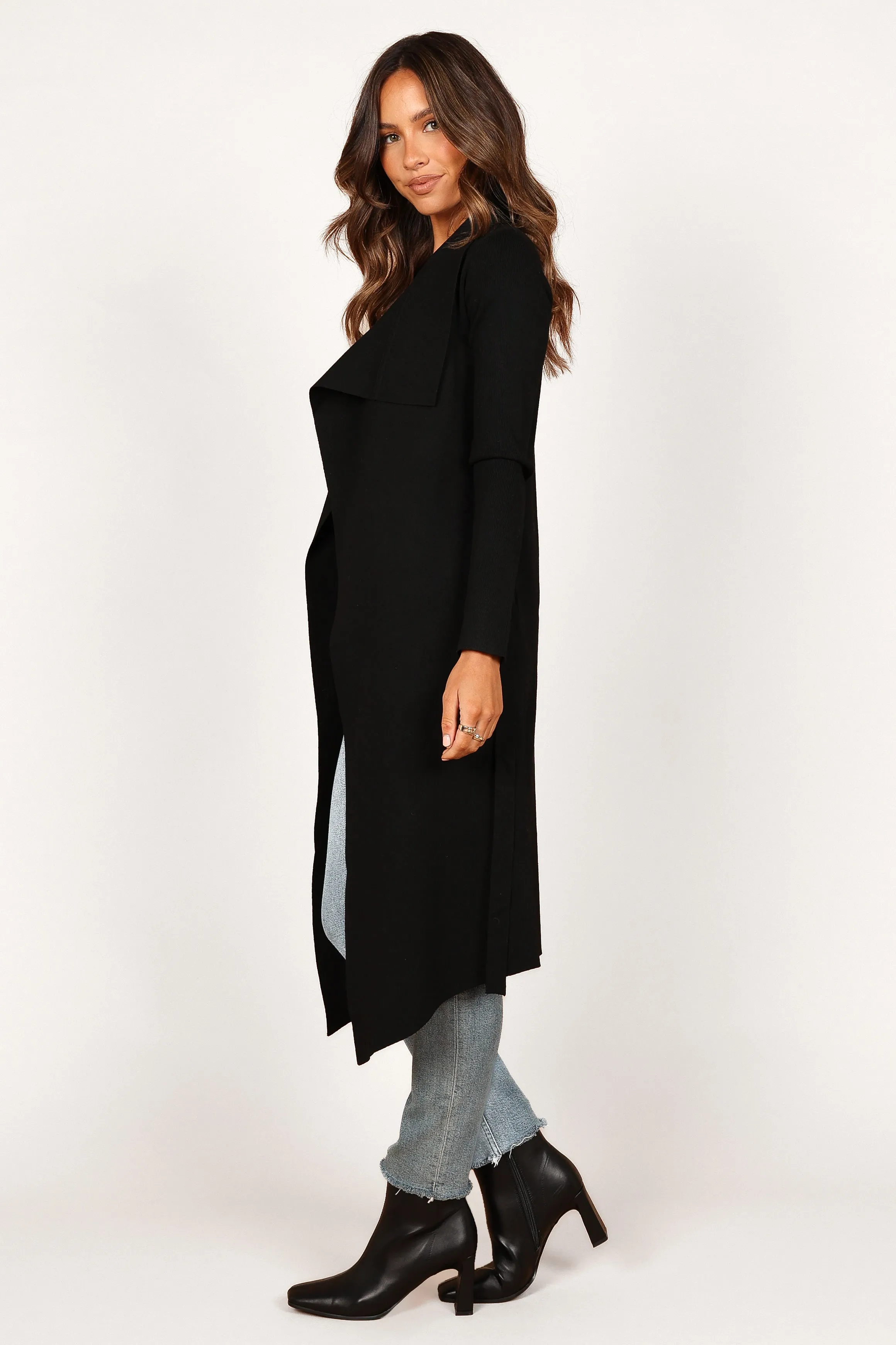 Audrina Cardigan - Black Low Maintenance