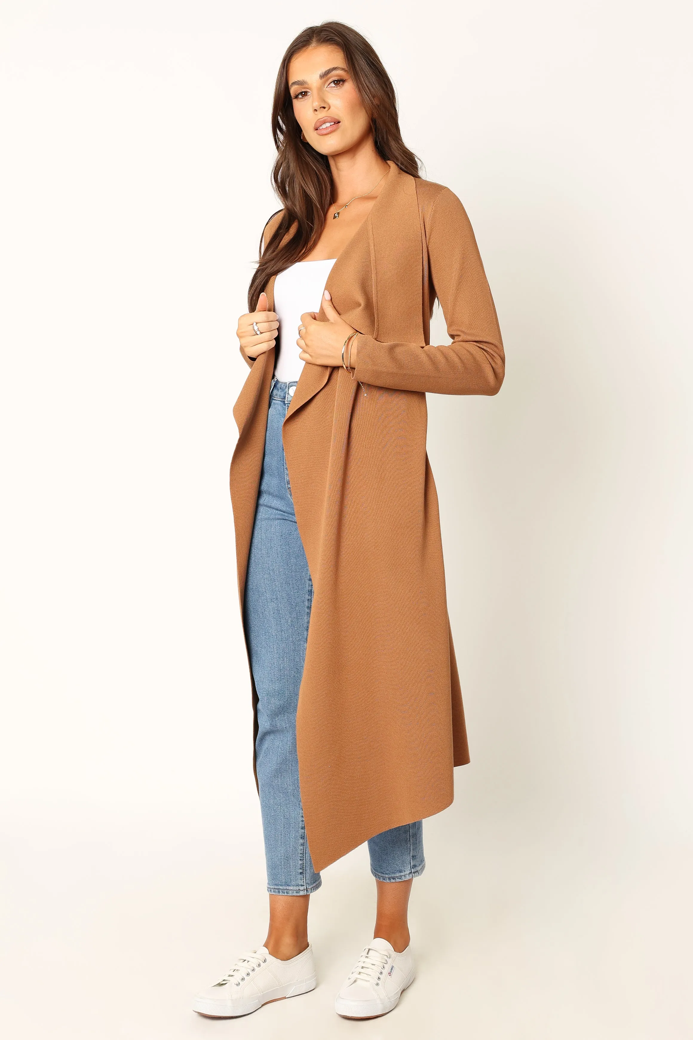 Audrina Cardigan - Camel On-The-Go