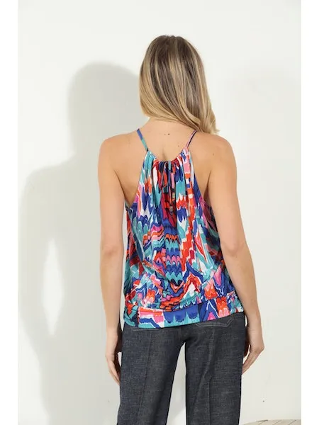 Banded Halter | Kailani Striped Patterns Temperature Control Fabric