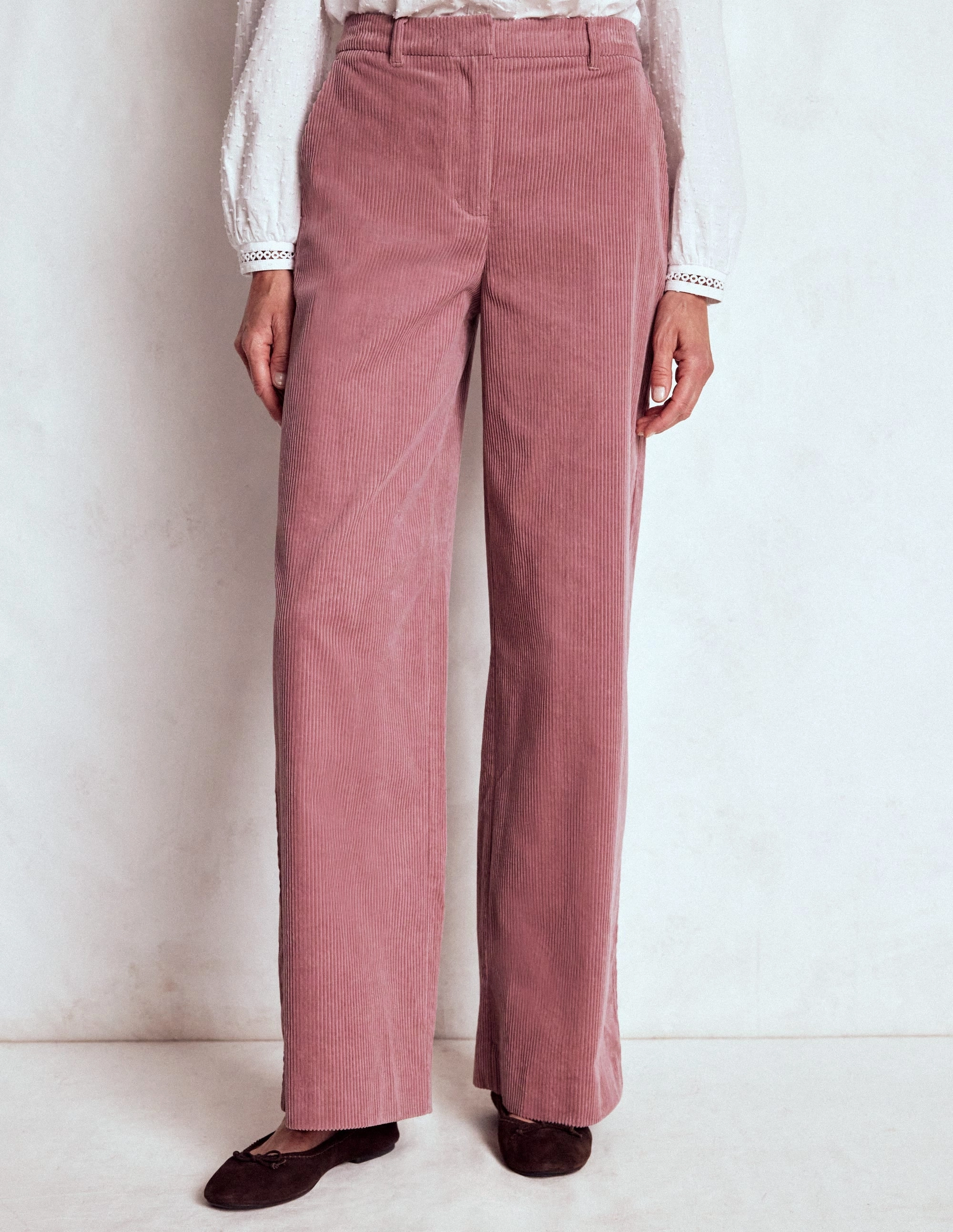 Belgravia Cord Trousers-Blushing Rose All Purpose Wear