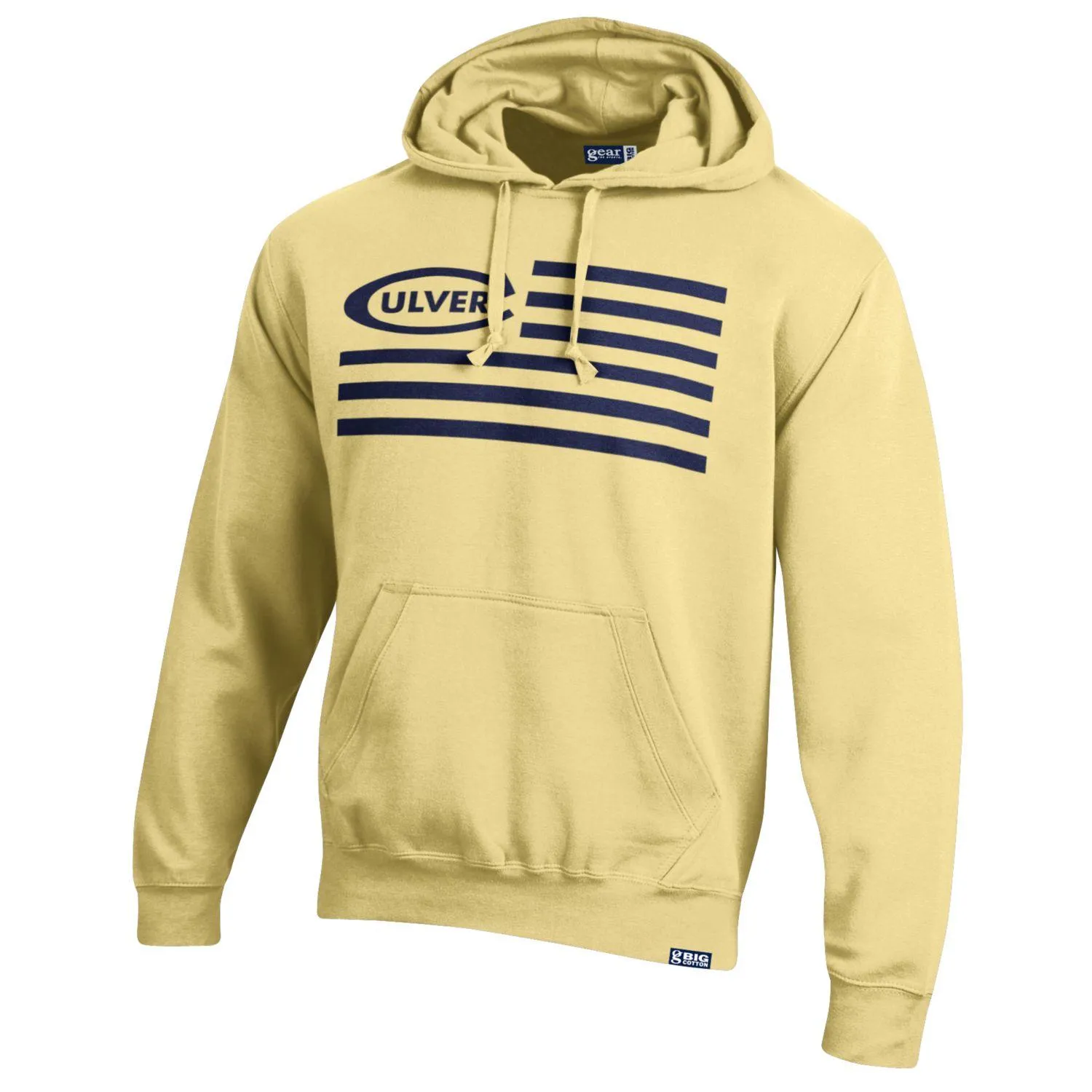 Street Active Beach Style Big Cotton Hood - Butter Yellow
