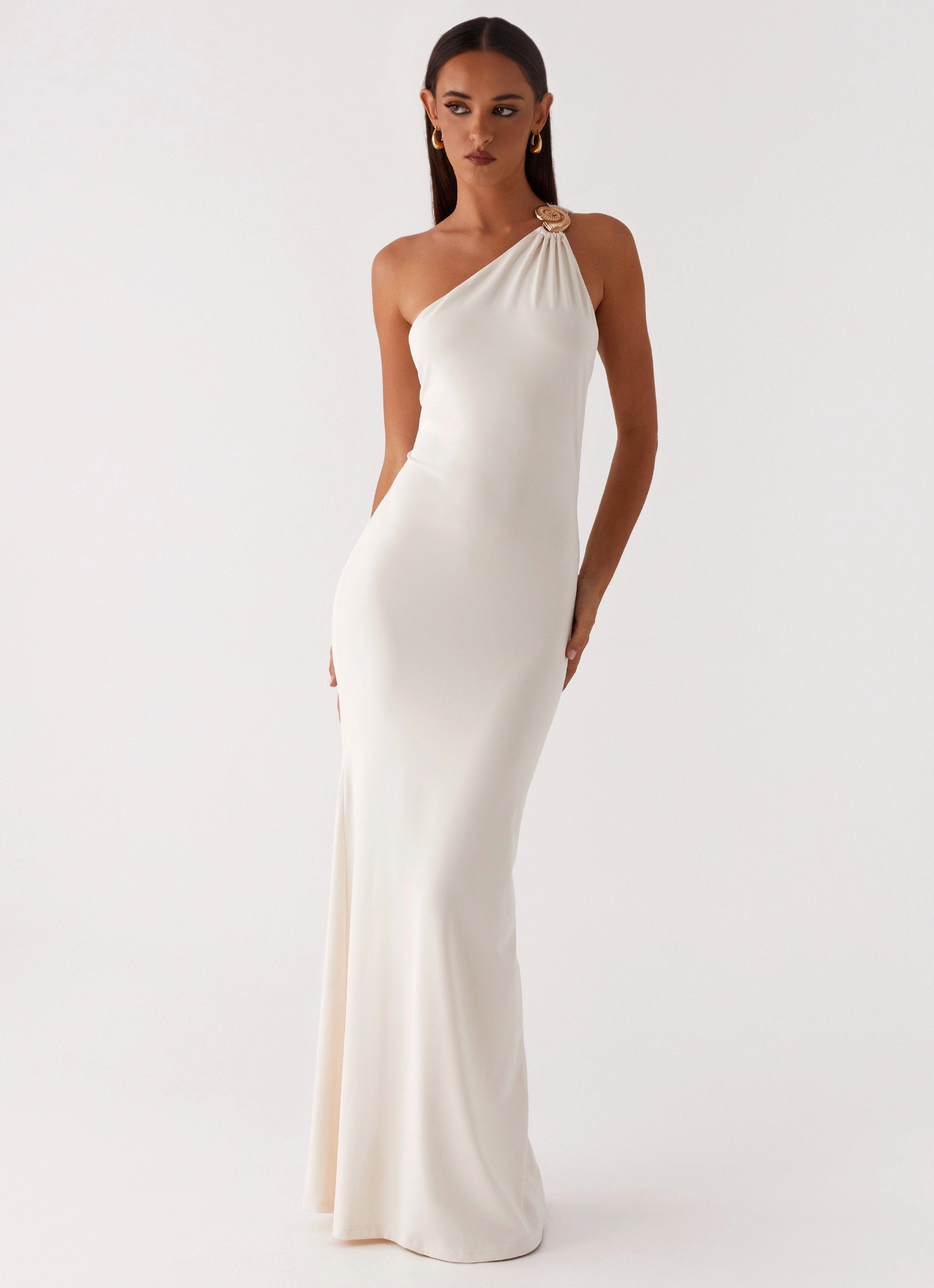 skin friendly Chic Harmony Infinity Maxi Dress - Ivory