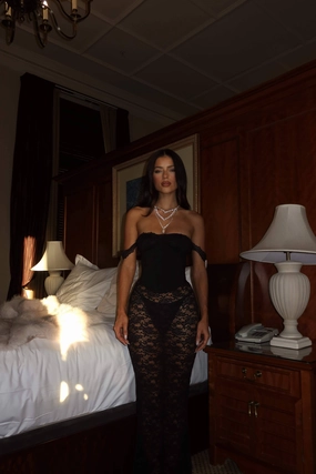 Vacation Vibes ZANA MAXI DRESS BLACK