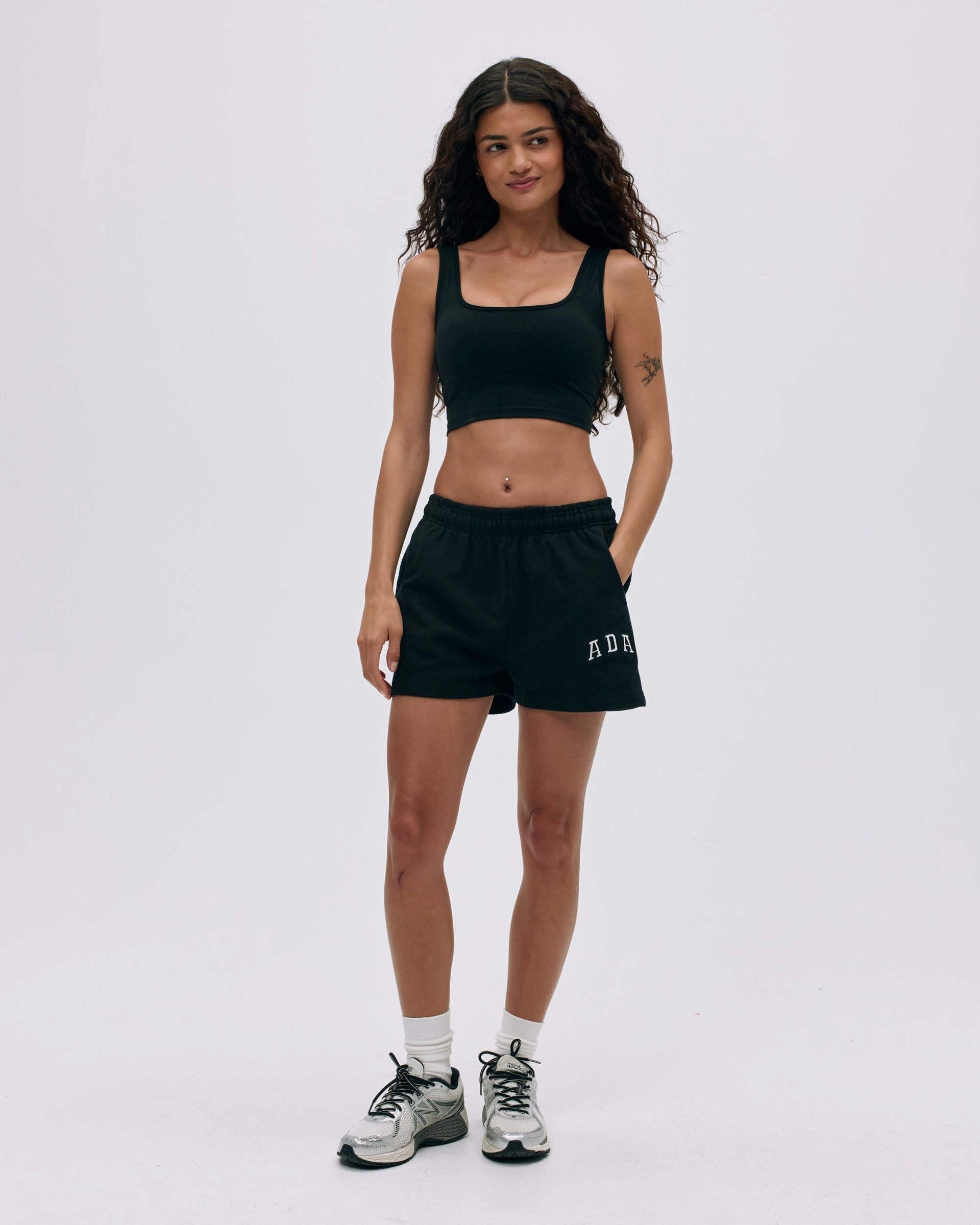 ADA Sweat Shorts - Black Classic Comfort Machine washable