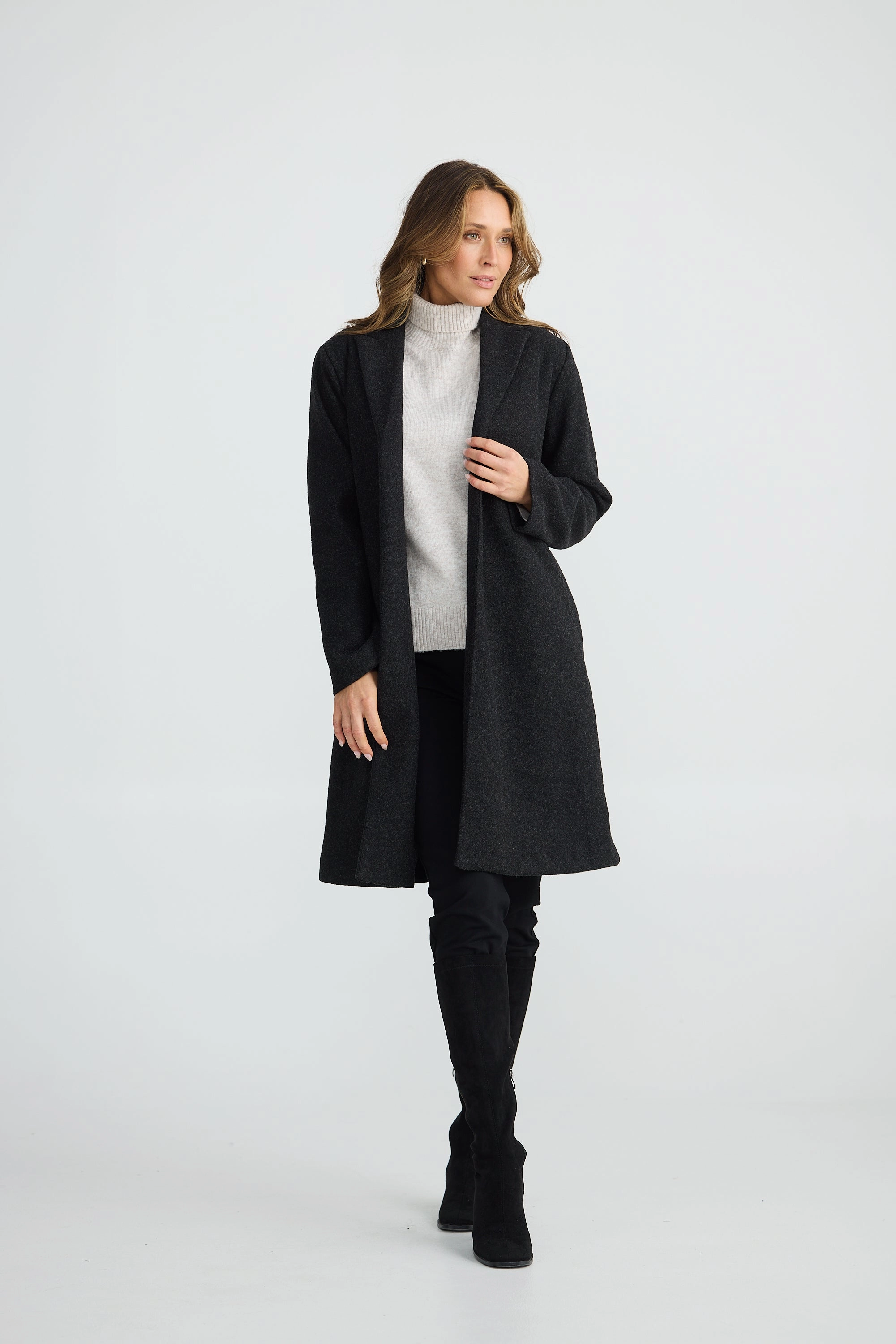 Comfy Fit Piece Brave and True - BT25055-1BM Bella Coat
