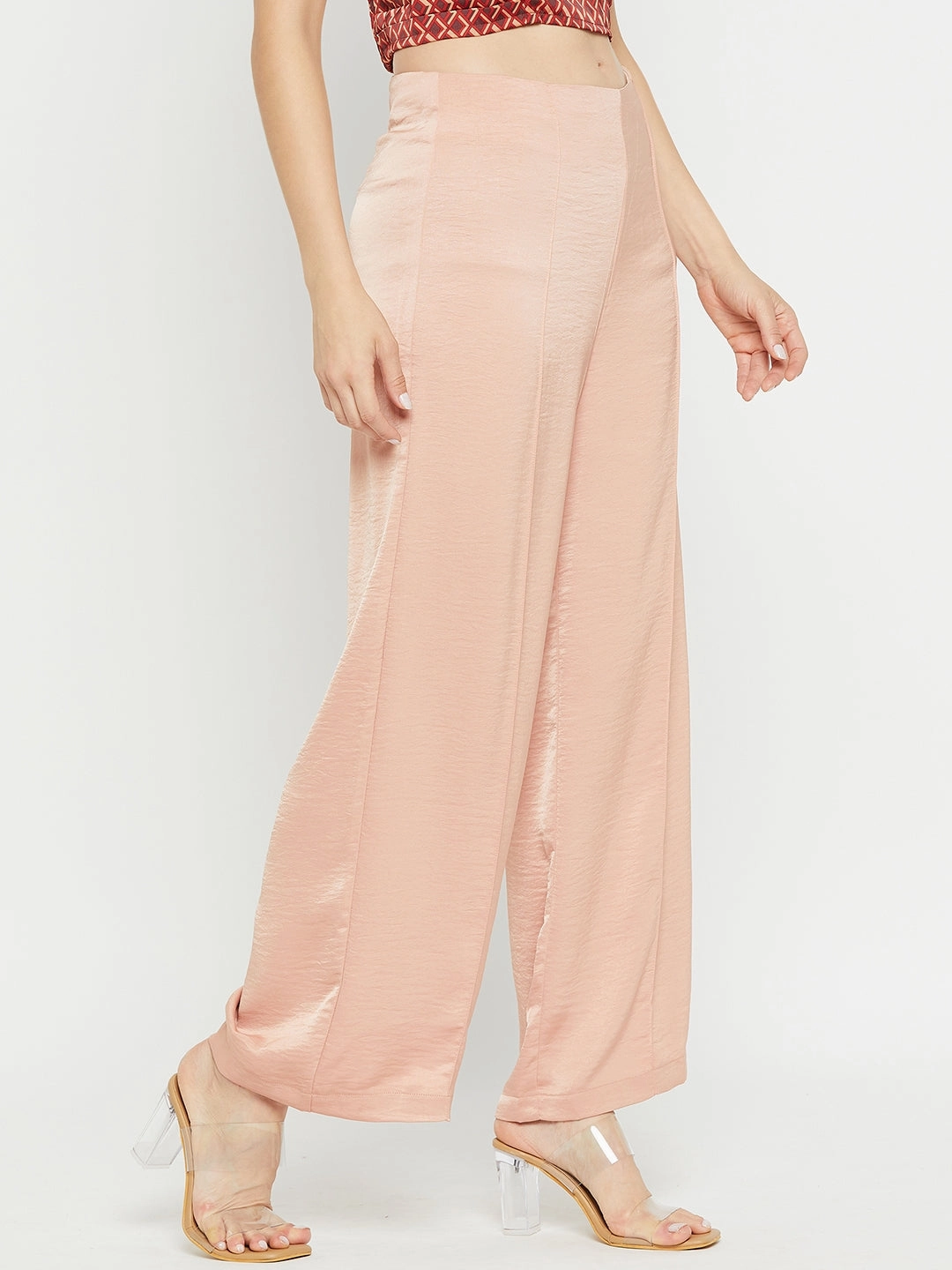 Madame Women Solid Camel Trouser Chilly Wear