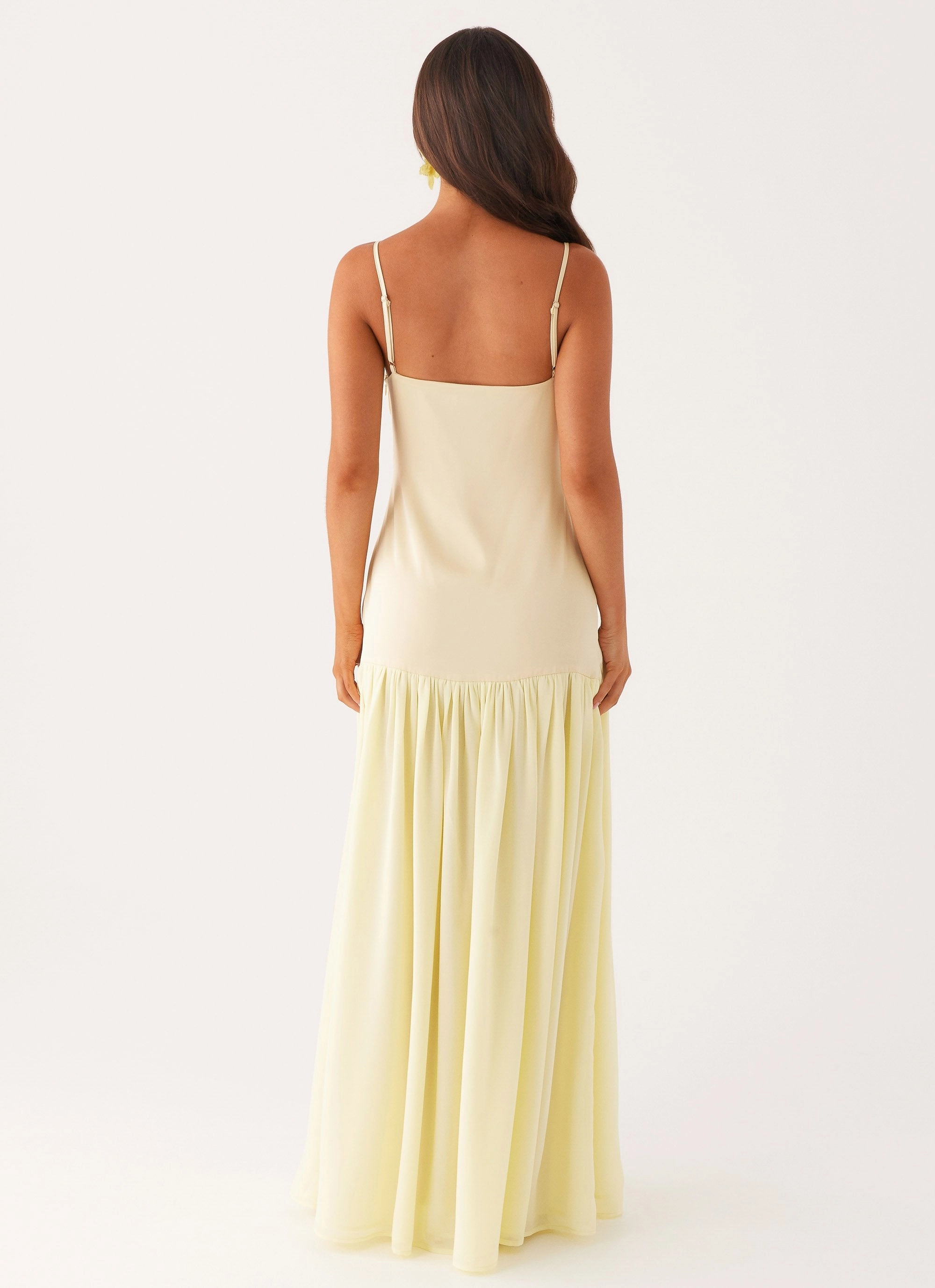 Asteria Maxi Dress - Yellow Bold Structure Body Safe