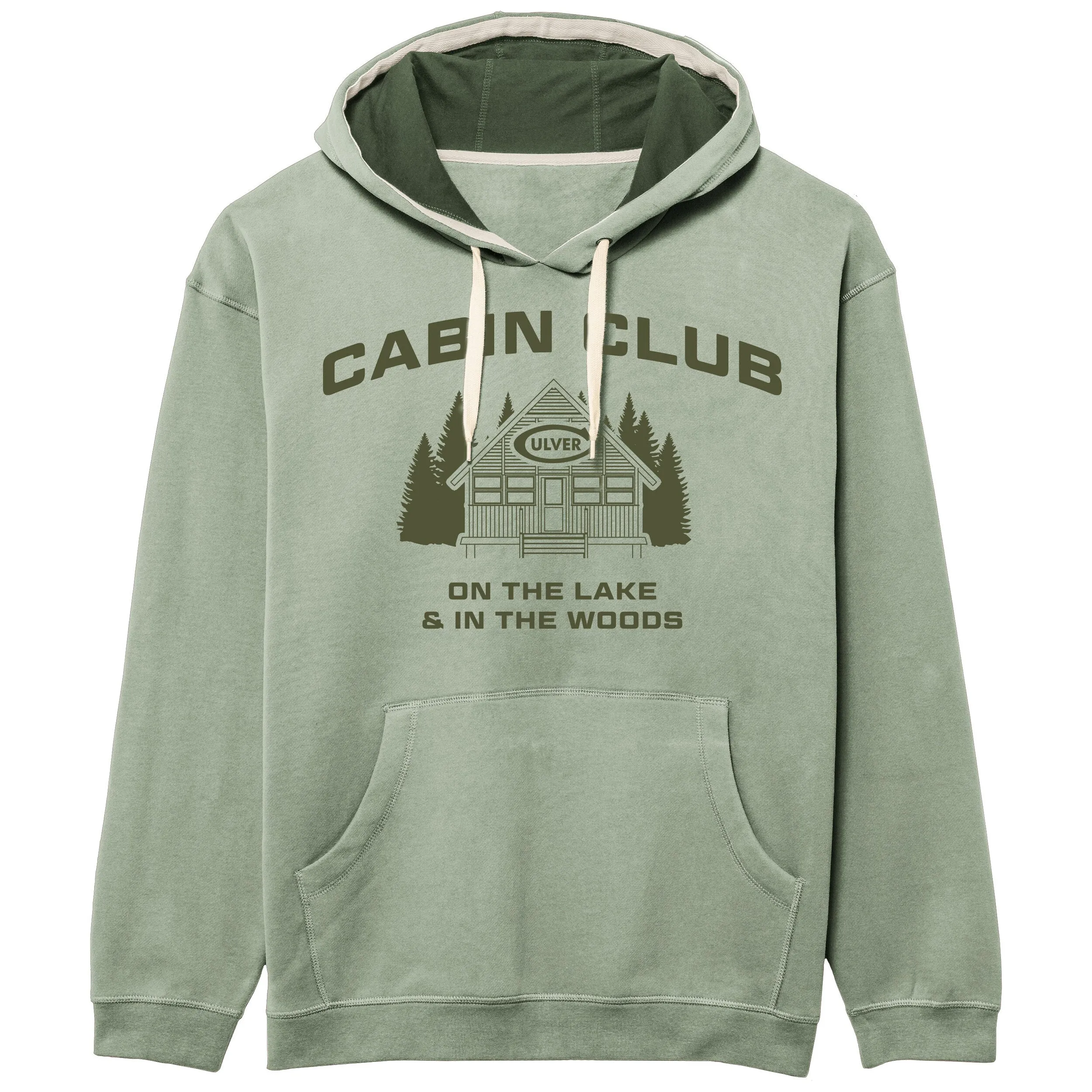 Weekend Wear Cabin Club Peerless DLS Hood - Dessert Sage / Deep Lichen