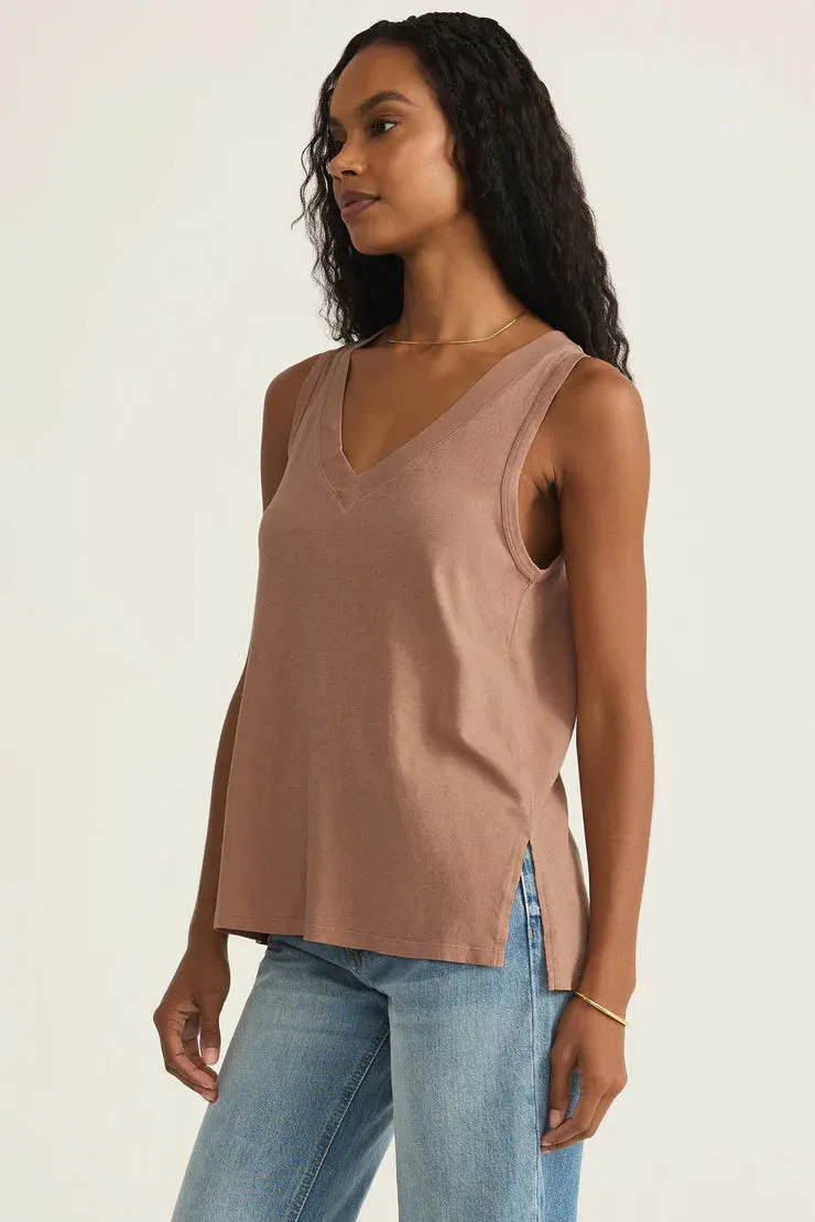 Californian Tank | Iced Coffee, Riviera Blue, White, Black Fade Resistant Coating Simple and Light Spring Freshness