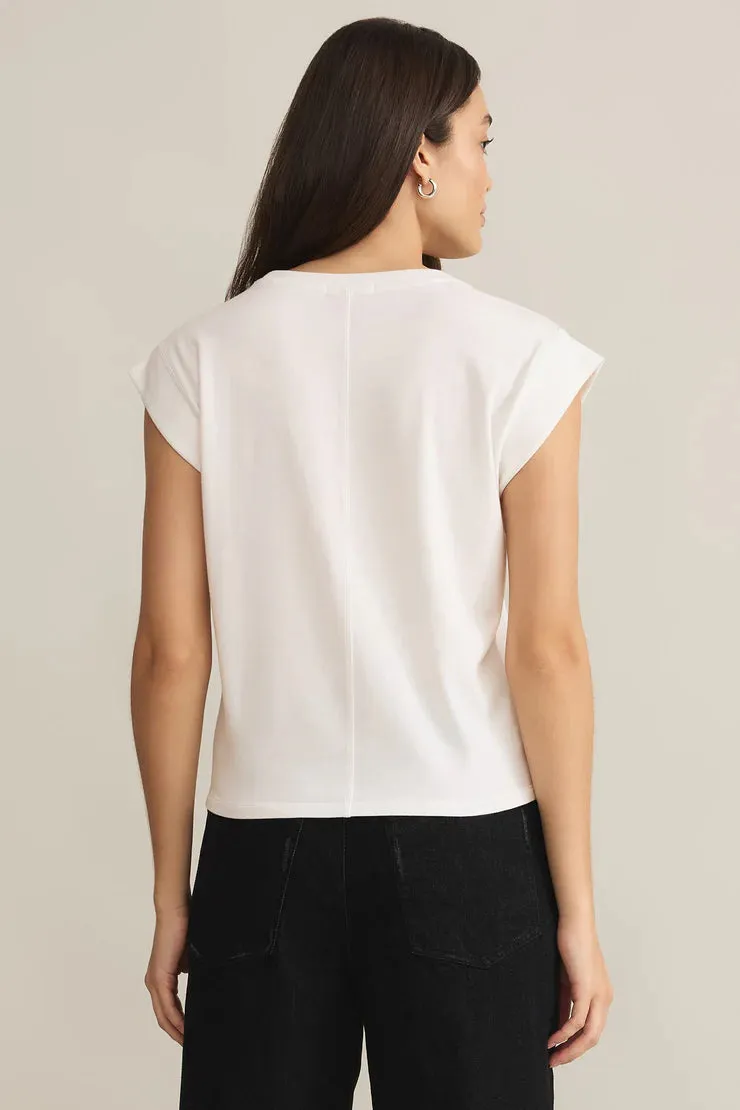 Comfortable Layer Camino Top | White, Black Casual and laid-back