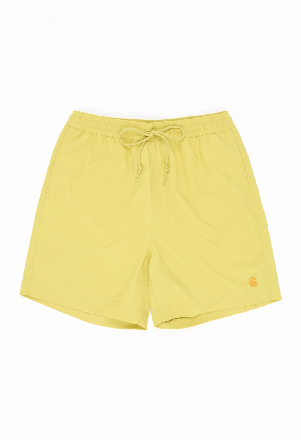 Multi Directional Flex Zones Carhartt WIP Chase Swim Trunks - Fandoghi / Gold