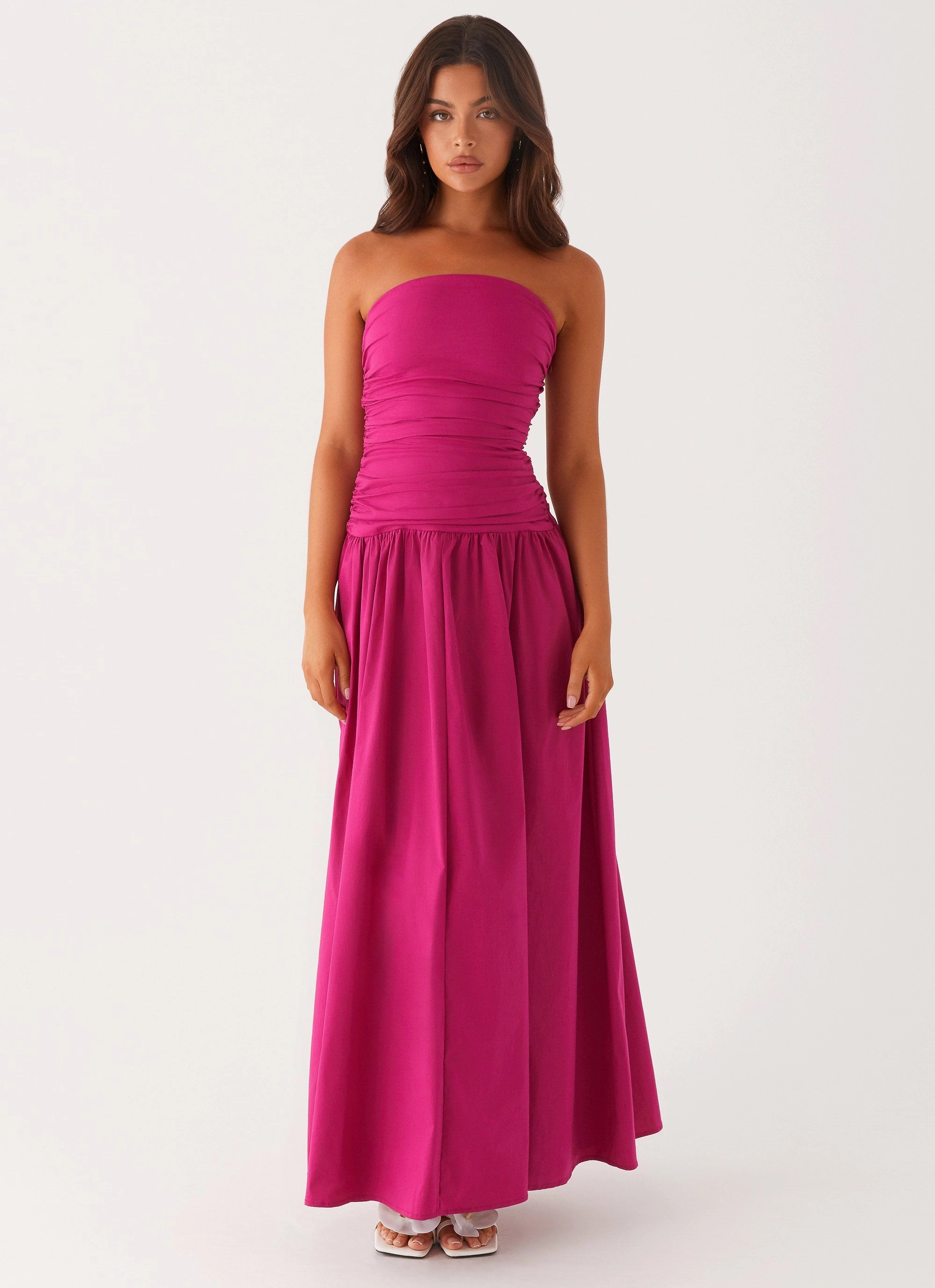 Carmel Maxi Dress - Fuchsia Soft Fit Wear