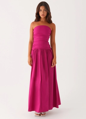 Carmel Maxi Dress - Fuchsia Soft Fit Wear